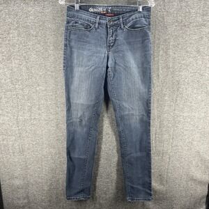 Levis‎ Denizen Jeans Womens 4 Misses Medium Blue Mid Rise Skinny Stretch Western